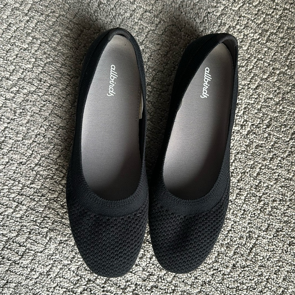 Allbirds Tree Breezers Black Flats